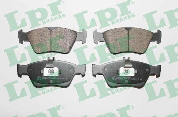 LPR 05P409 - Комплект гальмівних накладок, дискове гальмо autodetail.com.ua