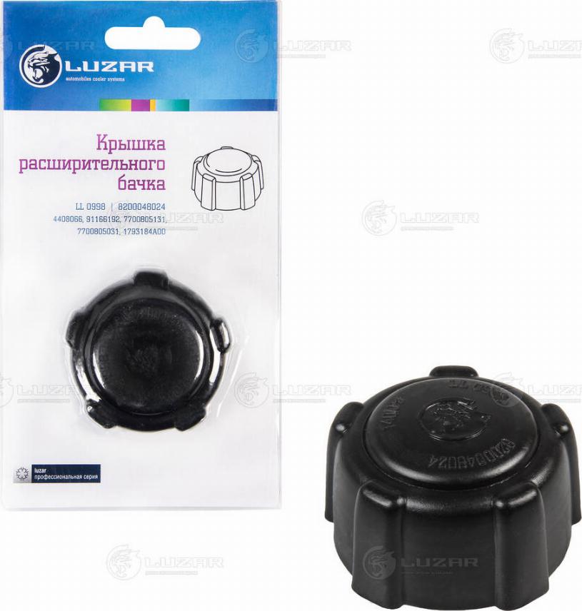 Luzar LL 0998 - Запірна кришка, бак охолоджувальної рідини autodetail.com.ua