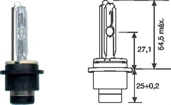 Magneti Marelli 002541100000 - Лампа розжарювання, фара дальнього світла autodetail.com.ua