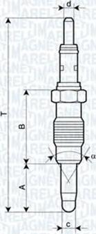 Magneti Marelli UX21A - Свічка розжарювання autodetail.com.ua