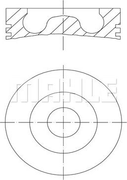 MAHLE 028 16 00 - Поршень autodetail.com.ua