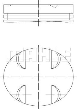 MAHLE 005 24 01 - Поршень autodetail.com.ua