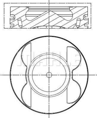 MAHLE 001 PI 00190 000 - Поршень autodetail.com.ua