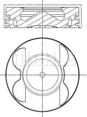 MAHLE 001 PI 00178 000 - Поршень autodetail.com.ua