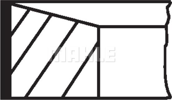 MAHLE 021 RS 00119 0N0 - Комплект поршневих кілець autodetail.com.ua