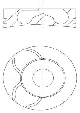 MAHLE 021 PI 00122 000 - Поршень autodetail.com.ua