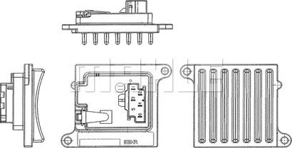 MAHLE ABR 36 000P - Регулятор, компресор салону autodetail.com.ua