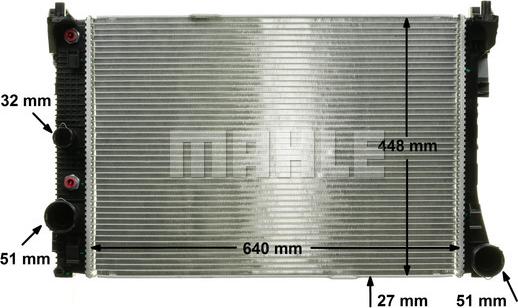 MAHLE CR 988 000P - Радіатор, система охолодження двигуна autodetail.com.ua