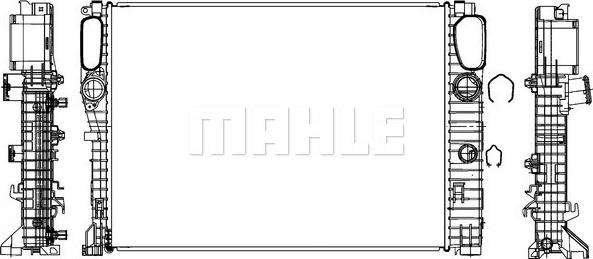 MAHLE CR 37 000S - Радіатор, система охолодження двигуна autodetail.com.ua