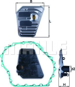 MAHLE HX 167D - Гідравлічний фільтр, автоматична коробка передач autodetail.com.ua