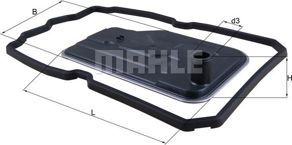 MAHLE HX 124D - Гідравлічний фільтр, автоматична коробка передач autodetail.com.ua