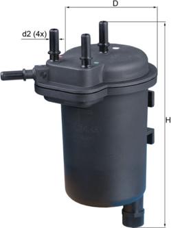 MAHLE KL 430 - Фільтр палива autodetail.com.ua