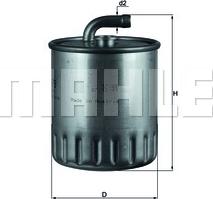 MAHLE KL 179 - Фільтр палива autodetail.com.ua
