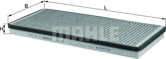 MAHLE LAK 83 - Фільтр, повітря у салоні autodetail.com.ua