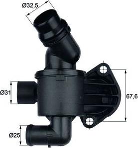 MAHLE TI 34 87 - Термостат, охолоджувальна рідина autodetail.com.ua