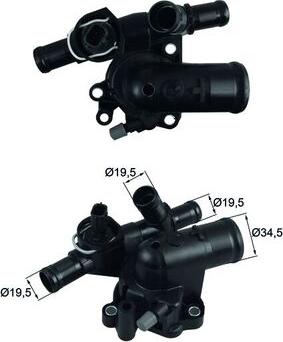 MAHLE TI 248 89 - Термостат, охолоджувальна рідина autodetail.com.ua