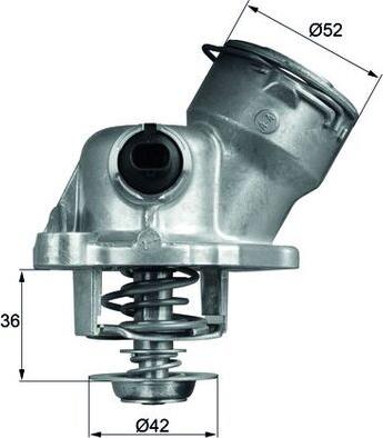 MAHLE TM 29 100D - Термостат, охолоджувальна рідина autodetail.com.ua