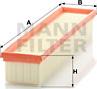 Mann-Filter C 3875/1 - Повітряний фільтр autodetail.com.ua