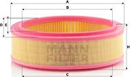 Mann-Filter C 2672/1 - Повітряний фільтр autodetail.com.ua