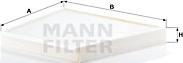 Mann-Filter CU 3172/1 - Фільтр, повітря у салоні autodetail.com.ua