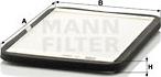 Mann-Filter CU 2424 - Фільтр, повітря у салоні autodetail.com.ua