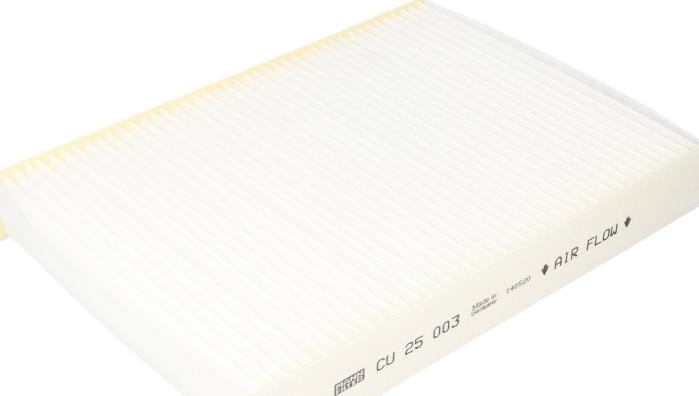 Mann-Filter CU 25 003 - Фільтр, повітря у салоні autodetail.com.ua