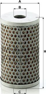 Mann-Filter H 601/4 - Гідравлічний фільтр, механізм рульового керування autodetail.com.ua