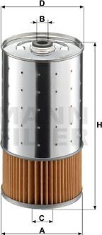 Mann-Filter PF 1050/1 n - Оливний фільтр autodetail.com.ua