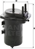 Mann-Filter WK 939/6 - Фільтр палива autodetail.com.ua