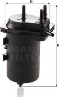 Mann-Filter WK 939/7 - Фільтр палива autodetail.com.ua