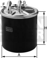 Mann-Filter WK 820/8 - Фільтр палива autodetail.com.ua