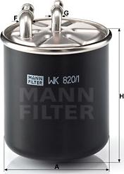 Mann-Filter WK 820/1 - Фільтр палива autodetail.com.ua