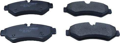 Maxgear 19-3861 - Комплект гальмівних накладок, дискове гальмо autodetail.com.ua
