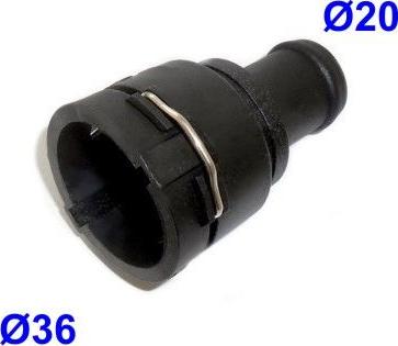 Meat & Doria 93245 - Фланець охолоджувальної рідини autodetail.com.ua