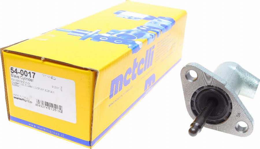 Metelli 54-0017 - Виконавчий циліндр приводу, зчеплення autodetail.com.ua