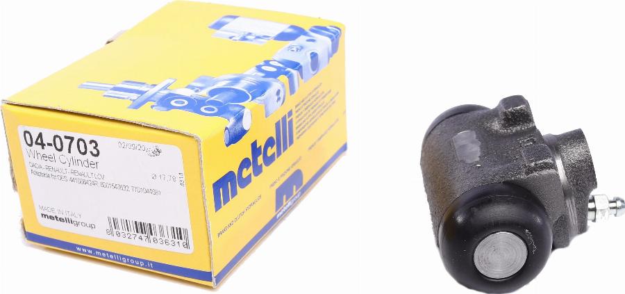 Metelli 04-0703 - Гальмівний циліндр autodetail.com.ua