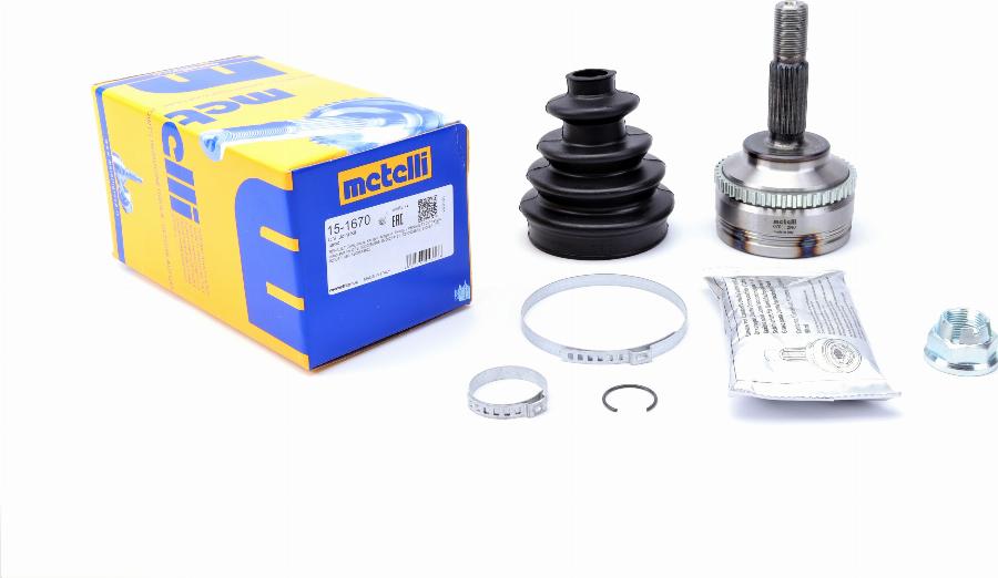 Metelli 15-1670 - Комплект шарнірів, приводний вал autodetail.com.ua