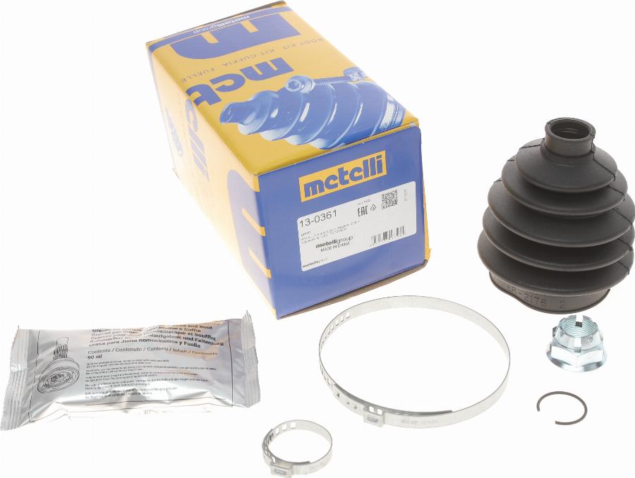 Metelli 13-0361 - Гофрований кожух, приводний вал autodetail.com.ua