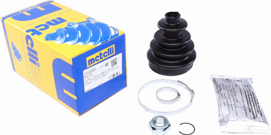 Metelli 13-0260 - Гофрований кожух, приводний вал autodetail.com.ua