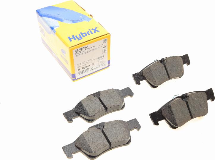 Metelli 22-0568-1 - Комплект гальмівних накладок, дискове гальмо autodetail.com.ua