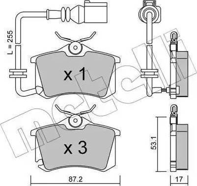 RIDER RD.3323.DB1330 - Комплект гальмівних накладок, дискове гальмо autodetail.com.ua
