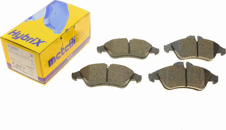 Metelli 22-0256-0 - Комплект гальмівних накладок, дискове гальмо autodetail.com.ua