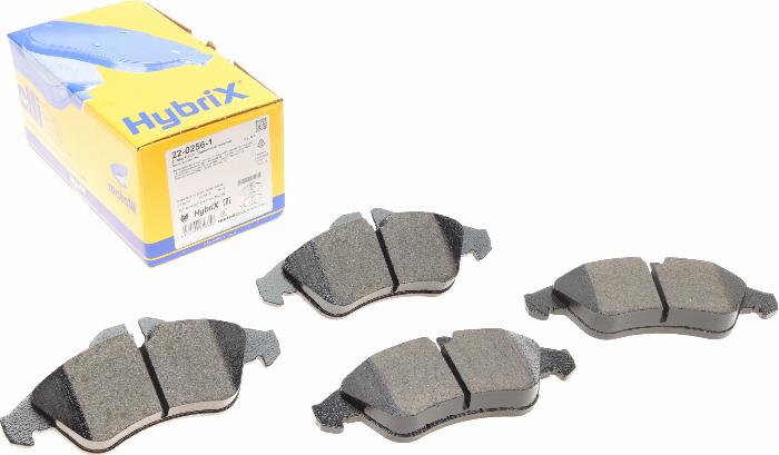 Metelli 22-0256-1 - Комплект гальмівних накладок, дискове гальмо autodetail.com.ua