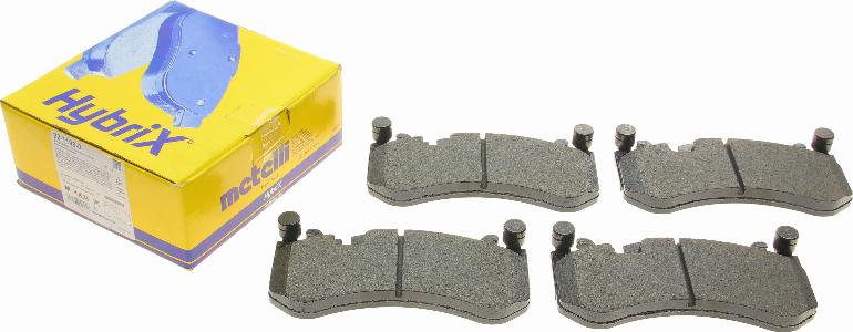 Metelli 22-1198-0 - Комплект гальмівних накладок, дискове гальмо autodetail.com.ua