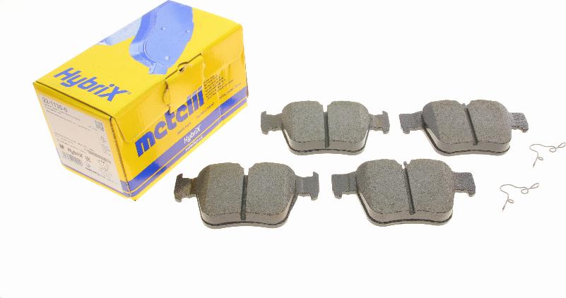 Metelli 22-1135-0 - Комплект гальмівних накладок, дискове гальмо autodetail.com.ua