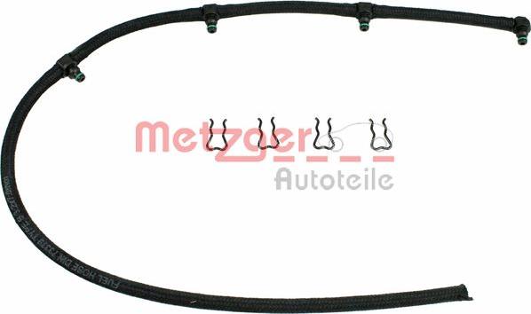 Metzger 0840006 - Шланг, витік палива autodetail.com.ua