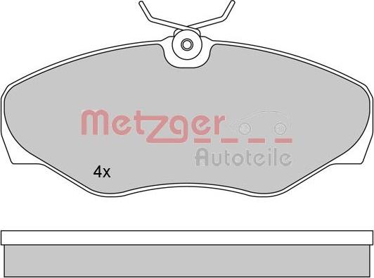 RENAULT 7711 946 181 - Комплект гальмівних накладок, дискове гальмо autodetail.com.ua