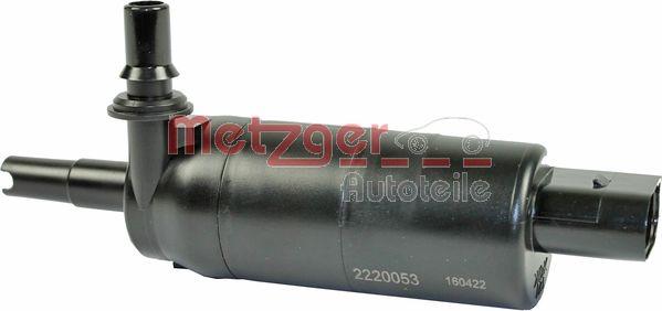 Metzger 2220053 - Насос подачі води для миття, система очищення фар autodetail.com.ua
