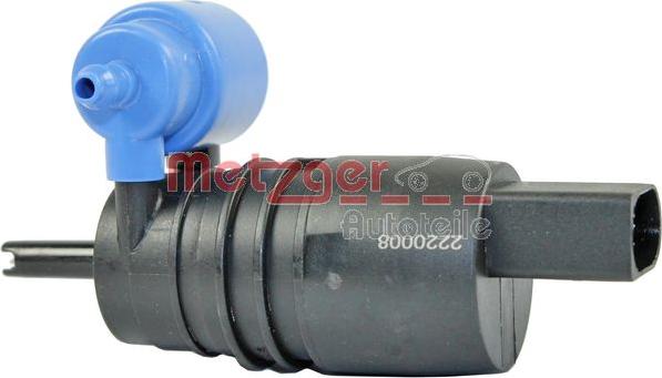 Metzger 2220008 - Насос подачі води для миття, система склоочисників autodetail.com.ua