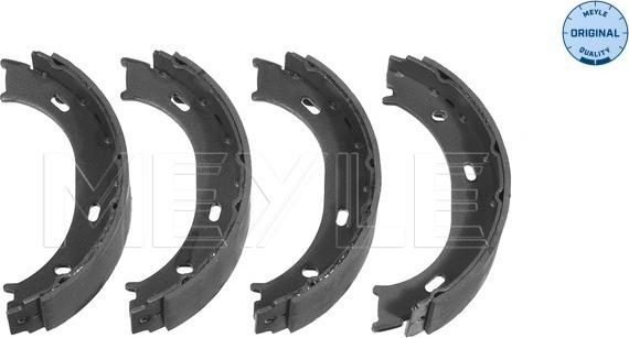 Meyle 014 042 0502 - Комплект гальмівних колодок, стоянкове гальмо autodetail.com.ua